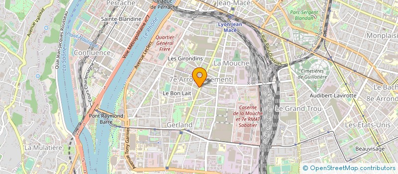 localisation de l'entreprise CAISSE DES ECOLES DE LYON à LYON