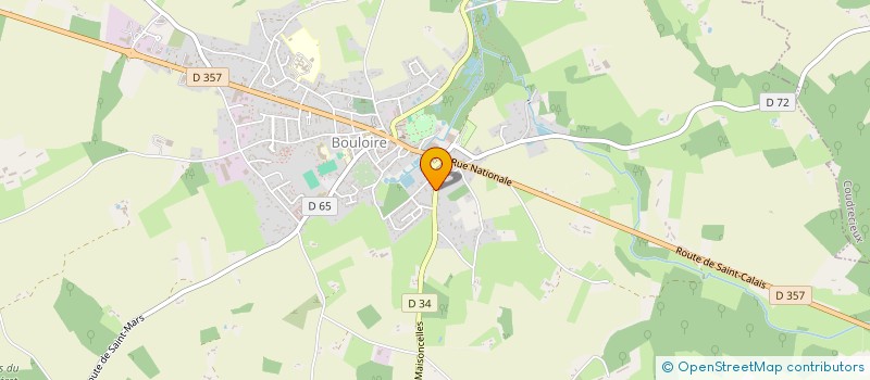 localisation de l'entreprise CAISSE DES ECOLES DE MAISONCELLES  MAISONCELLES