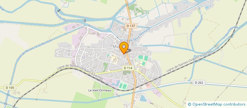 localisation de l'entreprise CAISSE DES ECOLES DE MARANS à MARANS