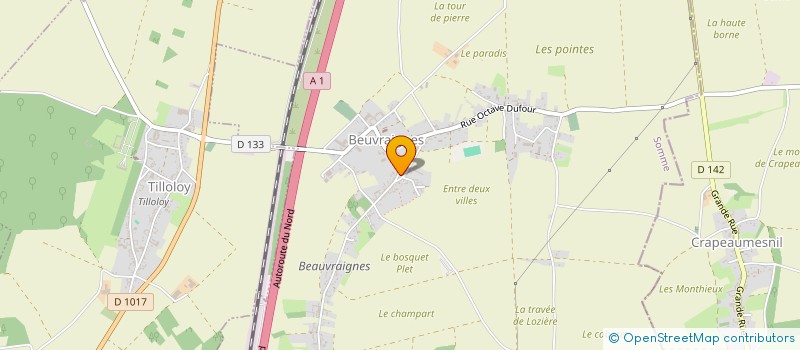 localisation de l'entreprise CAISSE DES ECOLES DE MARCHE ALLOUARDE  MARCHE-ALLOUARDE