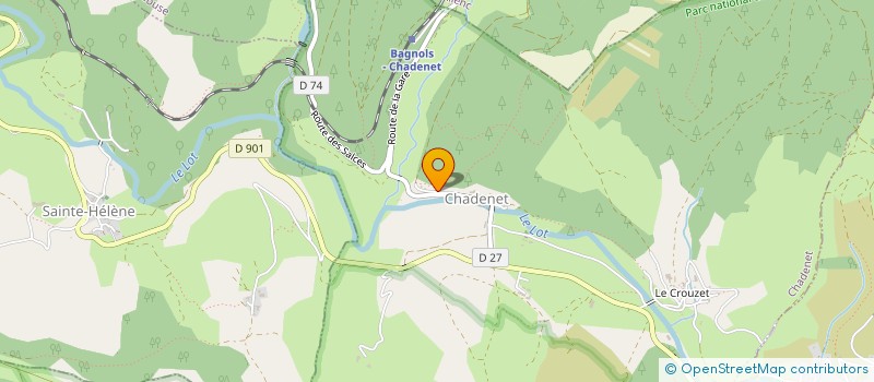 localisation de l'entreprise CAISSE DES ECOLES DE MAS D'ORCIERES à MONT LOZERE ET GOULET
