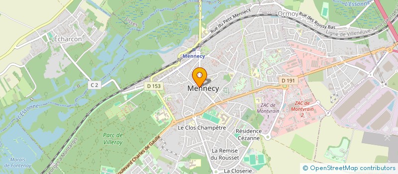 localisation de l'entreprise CAISSE DES ECOLES DE MENNECY à MENNECY