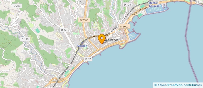 localisation de l'entreprise CAISSE DES ECOLES DE MENTON à MENTON