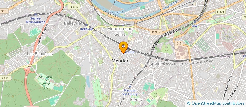 localisation de l'entreprise CAISSE DES ECOLES DE MEUDON à MEUDON