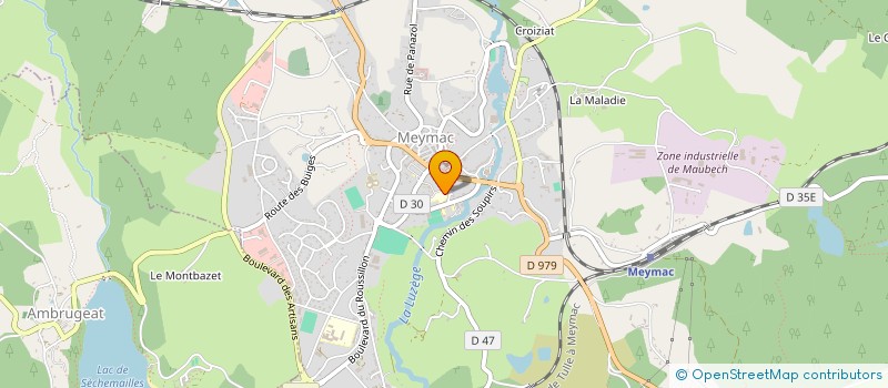 localisation de l'entreprise CAISSE DES ECOLES DE MEYMAC à MEYMAC