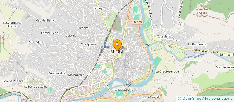 localisation de l'entreprise CAISSE DES ECOLES DE MILLAU à MILLAU