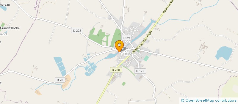 localisation de l'entreprise CAISSE DES ECOLES DE MIRE  MIRE