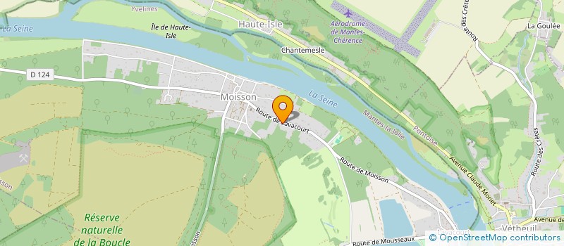 localisation de l'entreprise CAISSE DES ECOLES DE MOISSON  MOISSON