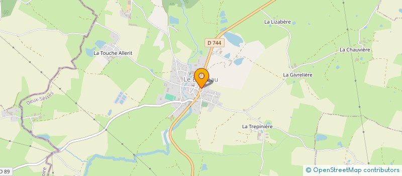 localisation de l'entreprise CAISSE DES ECOLES DE MONCOUTANT  MONCOUTANT-SUR-SEVRE