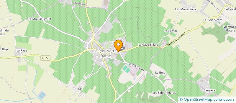 localisation de l'entreprise CAISSE DES ECOLES DE MONTREUIL BELLAY à MONTREUIL-BELLAY