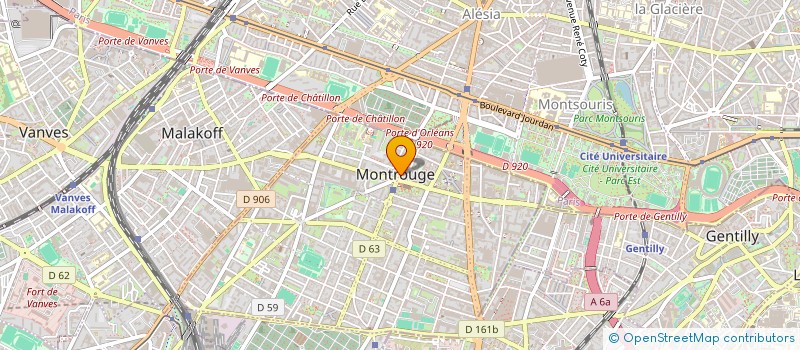localisation de l'entreprise CAISSE DES ECOLES DE MONTROUGE à MONTROUGE