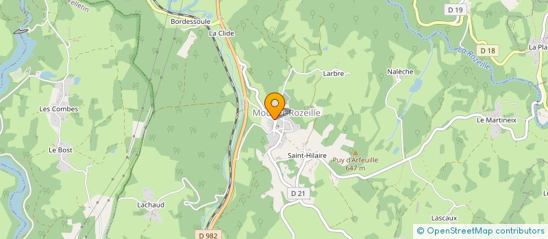 localisation de l'entreprise CAISSE DES ECOLES DE MOUTIER ROZEILLE à MOUTIER-ROZEILLE
