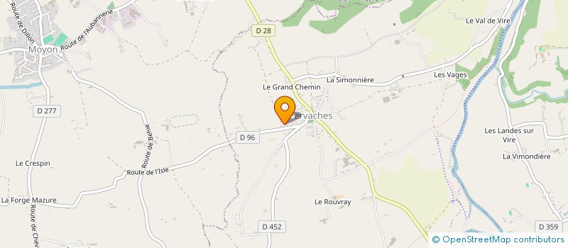 localisation de l'entreprise CAISSE DES ECOLES DE MOYON à MOYON VILLAGES