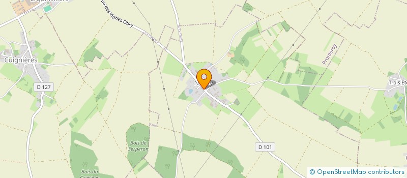 localisation de l'entreprise CAISSE DES ECOLES DE NOROY  NOROY