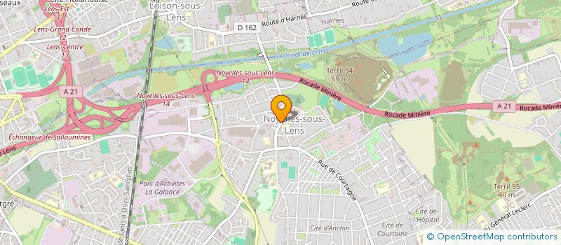 localisation de l'entreprise CAISSE DES ECOLES DE NOYELLES SOUS LENS  NOYELLES-SOUS-LENS