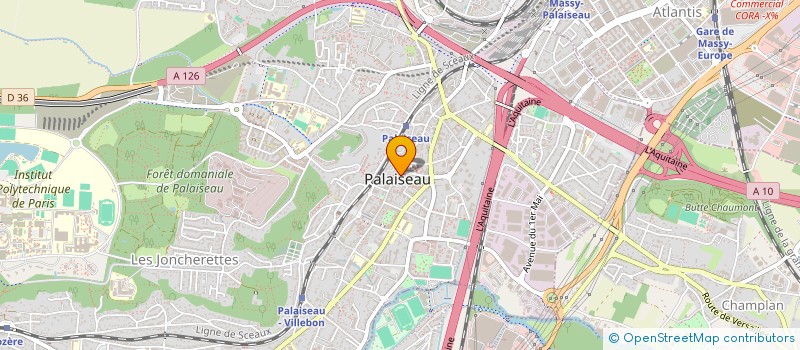 localisation de l'entreprise CAISSE DES ECOLES DE PALAISEAU à PALAISEAU