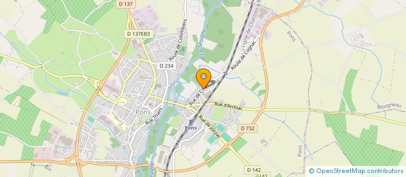 localisation de l'entreprise CAISSE DES ECOLES DE PERIGNAC  PERIGNAC