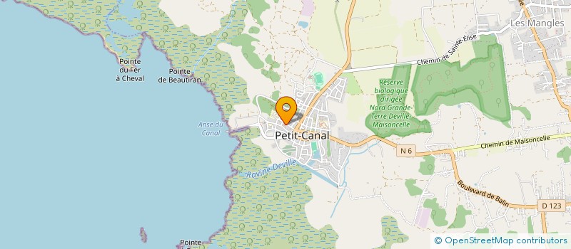 localisation de l'entreprise CAISSE DES ECOLES DE PETIT-CANAL à PETIT-CANAL