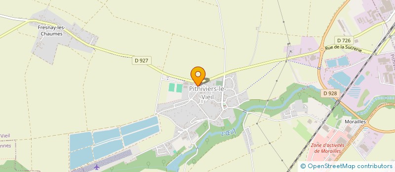 localisation de l'entreprise CAISSE DES ECOLES DE PITHIVIERS LE VIEIL à PITHIVIERS-LE-VIEIL