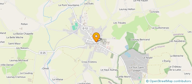 localisation de l'entreprise CAISSE DES ECOLES DE PLOUASNE  PLOUASNE