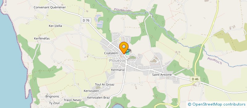 localisation de l'entreprise CAISSE DES ECOLES DE PLOUEZOCH à PLOUEZOC'H