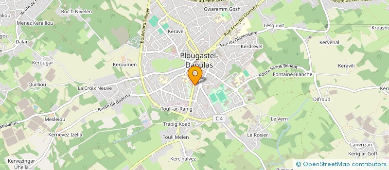 localisation de l'entreprise CAISSE DES ECOLES DE PLOUGASTEL DAOULAS à PLOUGASTEL-DAOULAS