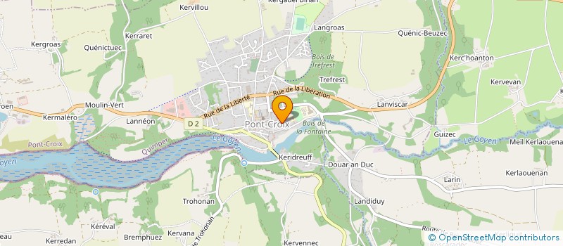 localisation de l'entreprise CAISSE DES ECOLES DE PONT CROIX à PONT-CROIX
