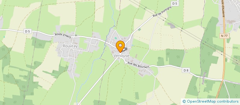 localisation de l'entreprise CAISSE DES ECOLES DE PONTIGNY  PONTIGNY