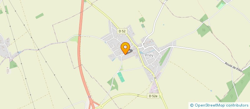 localisation de l'entreprise CAISSE DES ECOLES DE PREY  PREY