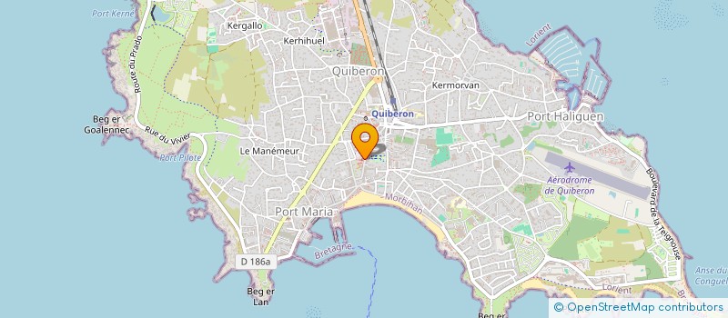localisation de l'entreprise CAISSE DES ECOLES DE QUIBERON à QUIBERON