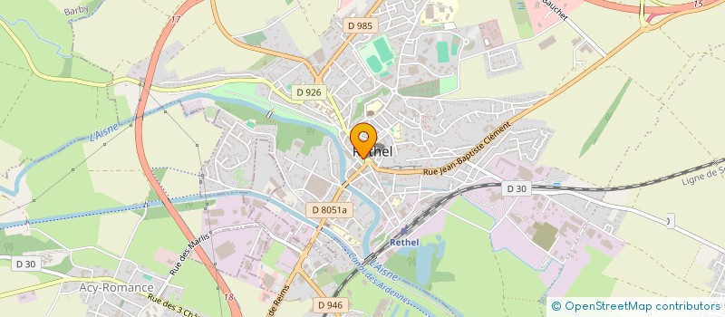 localisation de l'entreprise CAISSE DES ECOLES DE RETHEL à RETHEL