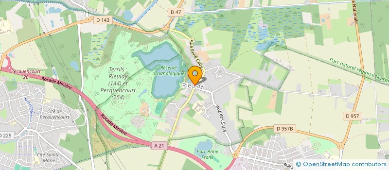 localisation de l'entreprise CAISSE DES ECOLES DE RIEULAY  RIEULAY