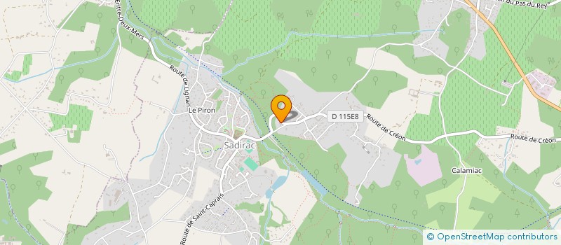 localisation de l'entreprise CAISSE DES ECOLES DE SADIRAC  SADIRAC