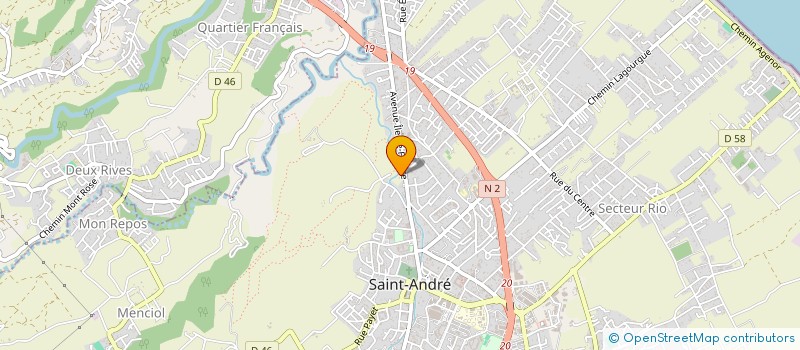 localisation de l'entreprise CAISSE DES ECOLES DE SAINT ANDRE à SAINT-ANDRE