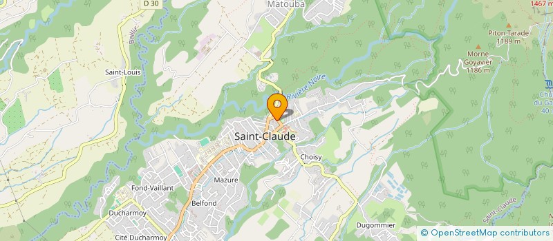localisation de l'entreprise CAISSE DES ECOLES DE SAINT-CLAUDE à SAINT-CLAUDE