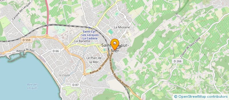 localisation de l'entreprise CAISSE DES ECOLES DE SAINT CYR SUR MER à SAINT-CYR-SUR-MER