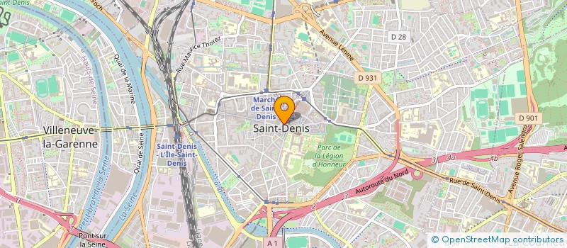 localisation de l'entreprise CAISSE DES ECOLES DE SAINT DENIS à SAINT-DENIS