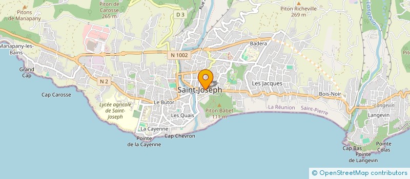 localisation de l'entreprise CAISSE DES ECOLES DE SAINT JOSEPH à SAINT-JOSEPH
