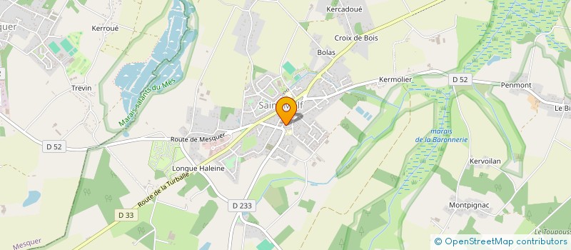 localisation de l'entreprise CAISSE DES ECOLES DE SAINT MOLF  SAINT-MOLF