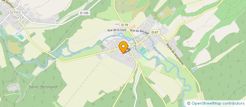 localisation de l'entreprise CAISSE DES ECOLES DE SAINT USAGE  SAINT USAGE