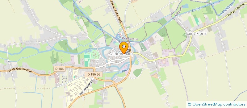 localisation de l'entreprise CAISSE DES ECOLES DE SAINT VENANT  SAINT-VENANT