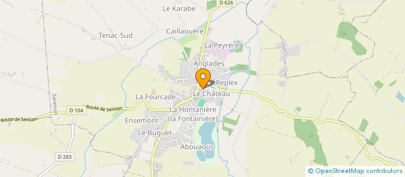 localisation de l'entreprise CAISSE DES ECOLES DE SARAMON à SARAMON