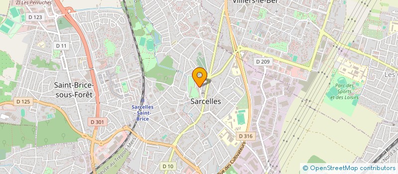 localisation de l'entreprise CAISSE DES ECOLES DE SARCELLES à SARCELLES