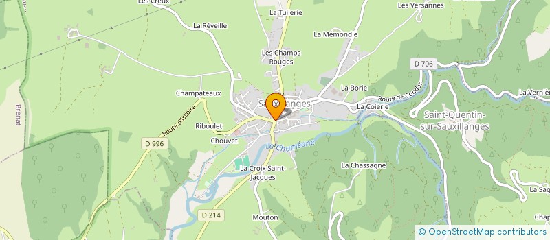 localisation de l'entreprise CAISSE DES ECOLES DE SAUXILLANGES à SAUXILLANGES