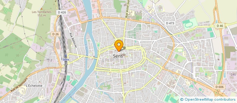 localisation de l'entreprise CAISSE DES ECOLES DE SENS à SENS