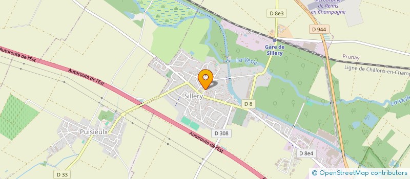 localisation de l'entreprise CAISSE DES ECOLES DE SILLERY  SILLERY