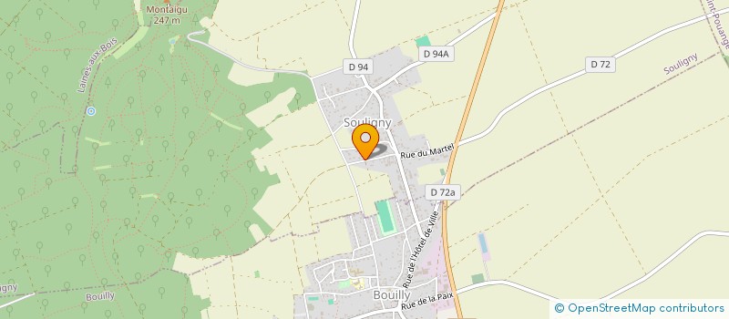 localisation de l'entreprise CAISSE DES ECOLES DE SOULIGNY à SOULIGNY
