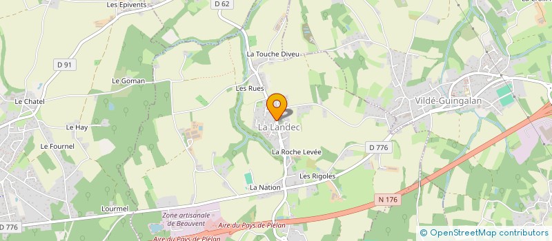 localisation de l'entreprise CAISSE DES ECOLES DE ST MELOIR DES BOIS à SAINT-MELOIR-DES-BOIS