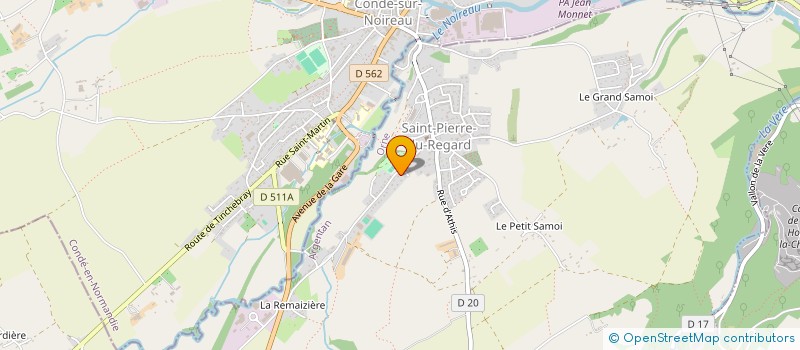 localisation de l'entreprise CAISSE DES ECOLES DE ST PIERRE DU REGARD à SAINT-PIERRE-DU-REGARD