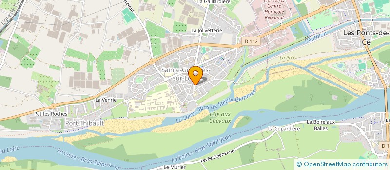 localisation de l'entreprise CAISSE DES ECOLES DE STE GEMMES S LOIRE à SAINTE-GEMMES-SUR-LOIRE